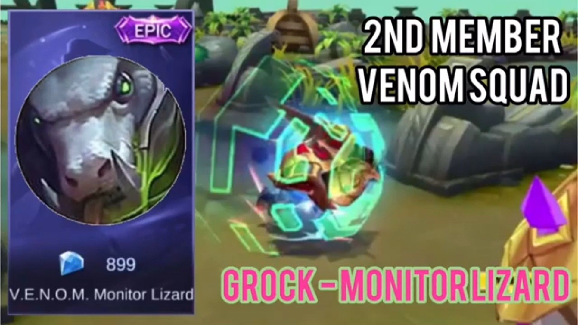 Grock - V.E.N.O.M. Monitor Lizard