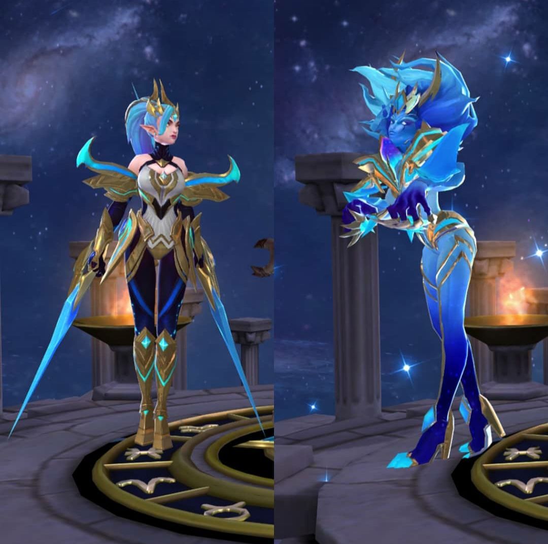 Karina dan Selena - skin Zodiac Gemini