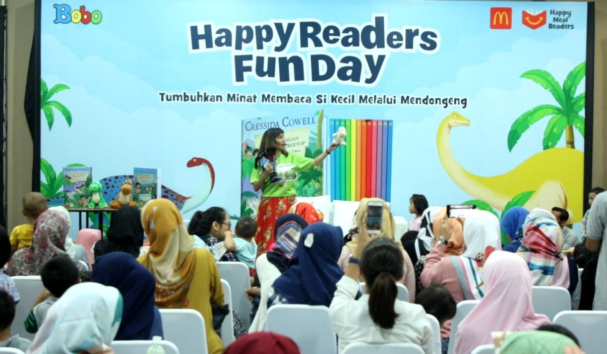 Tingkatkan minat baca sejak dini, McDonald's Indonesia gelar acara Happy Readers Fun Day hari ini