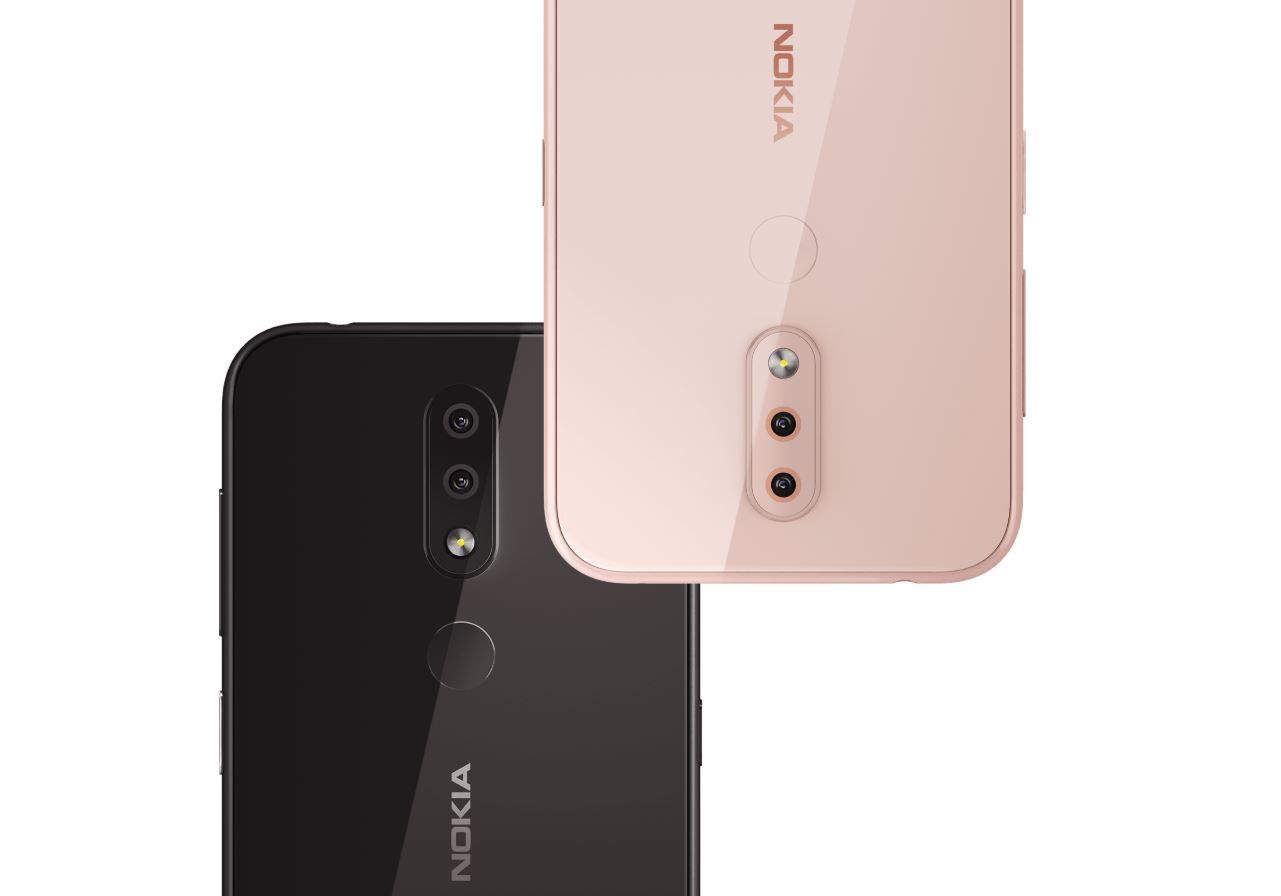 Varian warna Nokia 4.2, Black dan Pink Sand