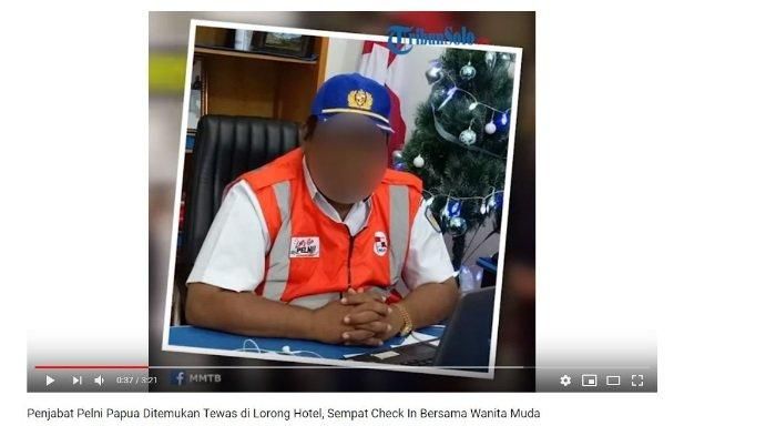 Pejabat BUMN Pelni Papua yang ditemukan tewas di lorong sebuah hotel