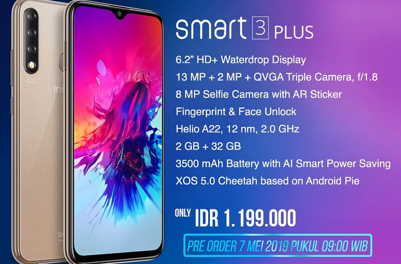 Spesifikasi Infinix Smart 3 Plus