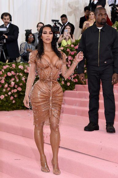 Kim Kardashian di Met Gala 2019.