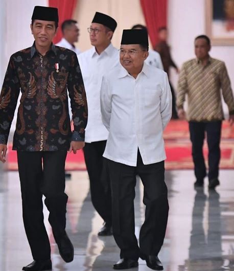 Jokowi dan JK.
