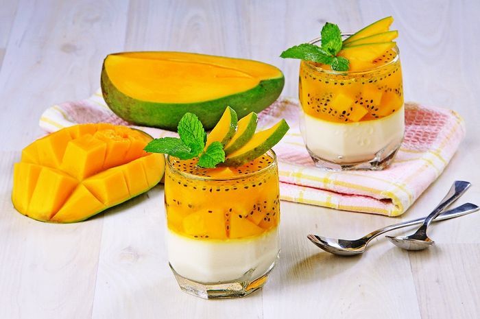 Puding Mangga Selasih Untuk Menu Buka Puasa Segar Dan Kaya