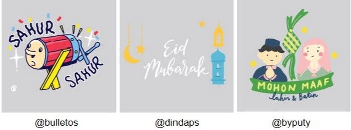 Stiker GIF Ramadhan Instagram