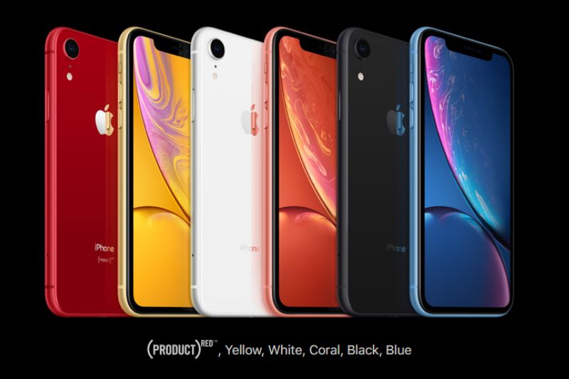 Line-up iPhone XR 2018