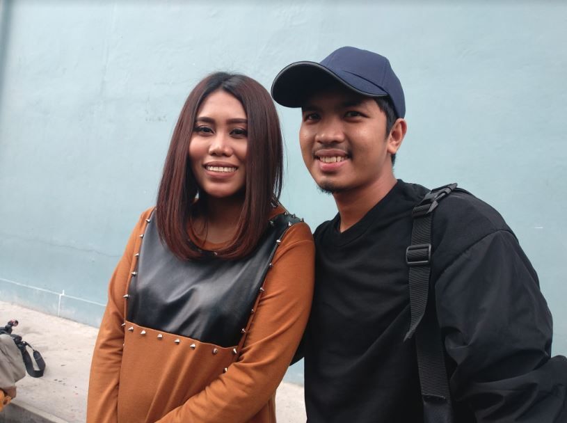 Evi Masamba dan suaminya, Arif Hajrianto saat Grid.ID jumpai dikawasan Tendean, Jakarta Selatan, Senin (18/5/2019).