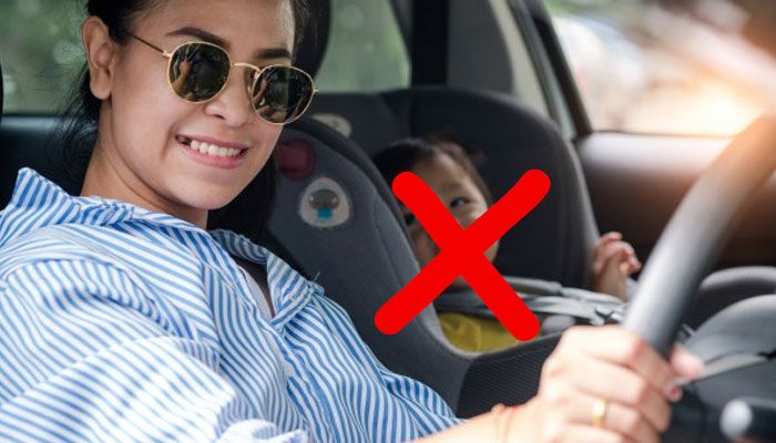 Jangan taruh car seat di jok samping supir.