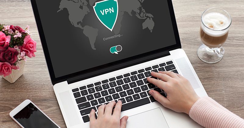 Ilustrasi menggunakan VPN