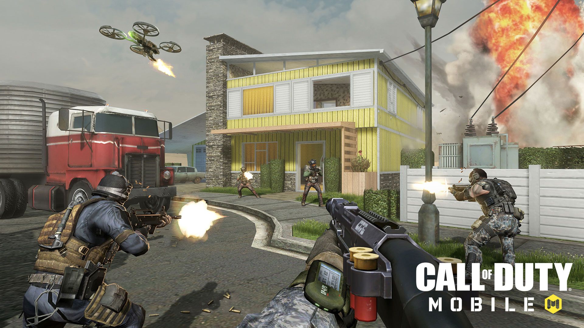 Tampilan Battle Royale Call of Duty: Mobile