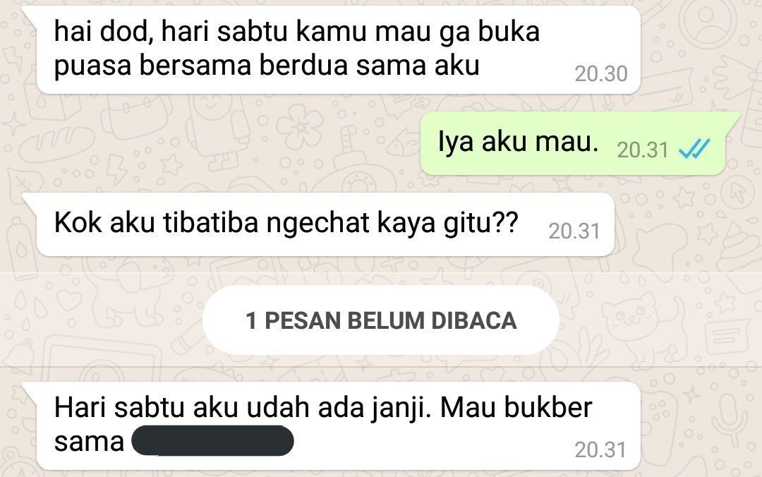 PDKT gagal karena bikin ilfil