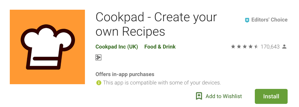 Aplikasi Cookpad