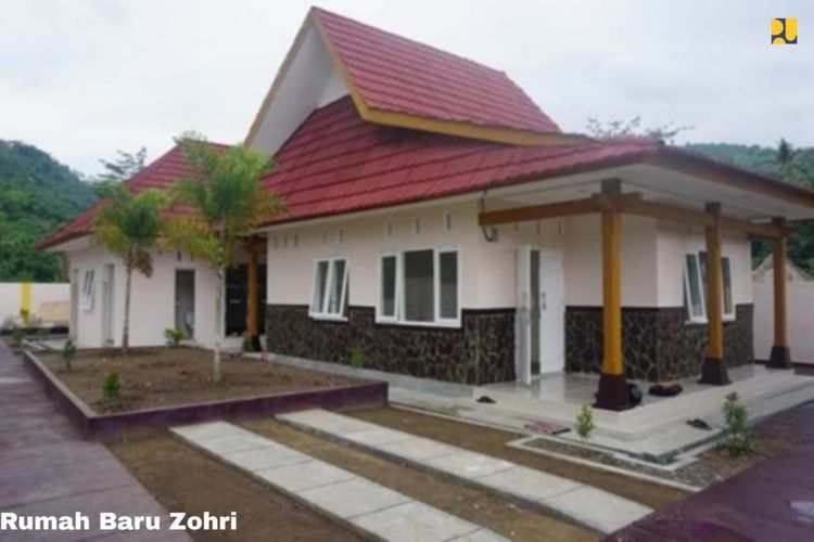 Rumah Zohri setelah direnovasi 