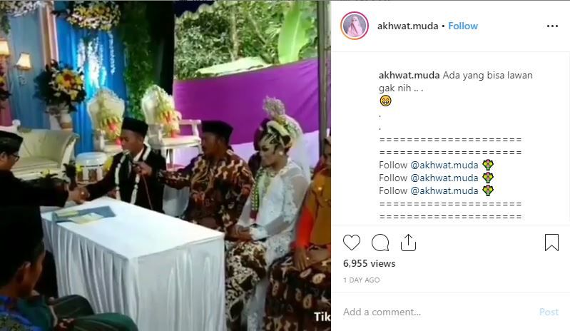 Video viral akad nikah