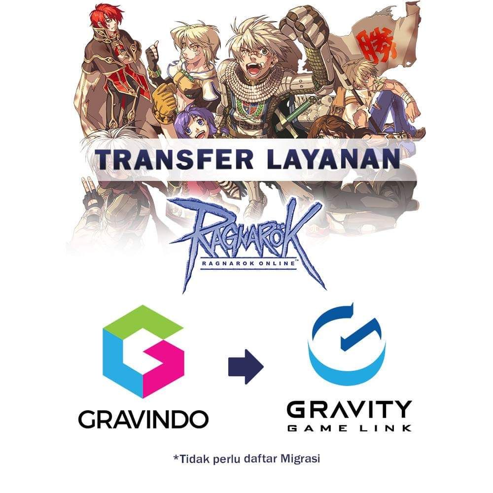 Transfer layanan Ragnarok Online