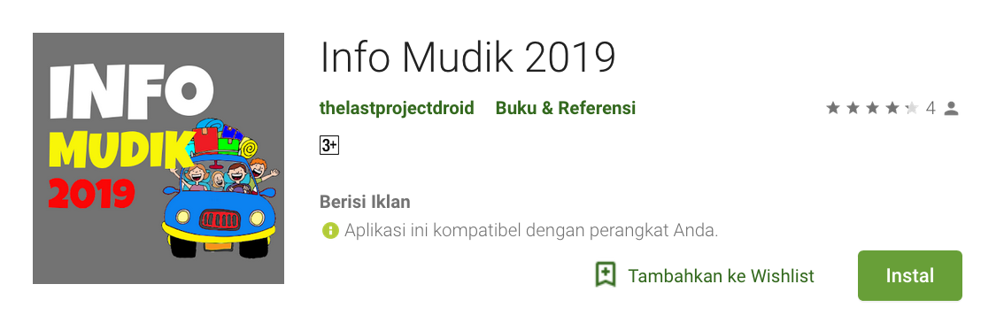 Aplikasi Mudik 2019