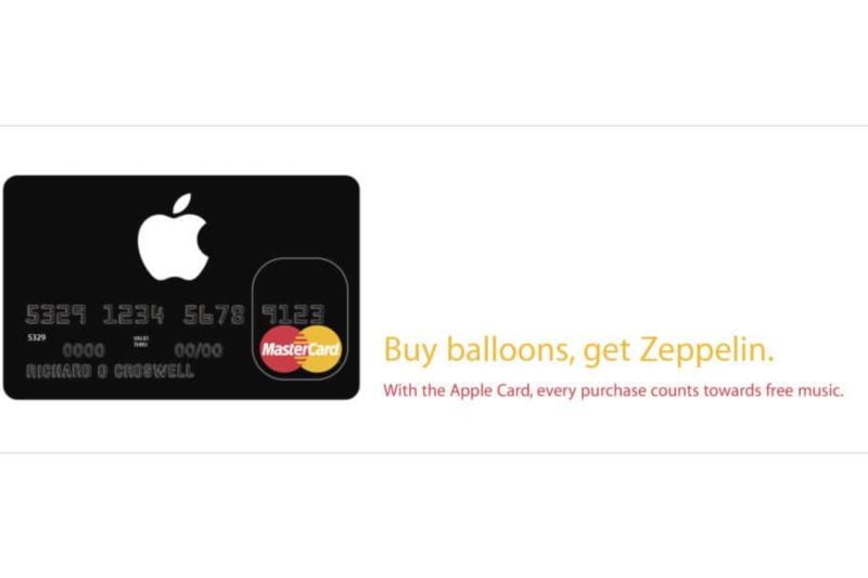 Contoh konsep iklan Apple Card