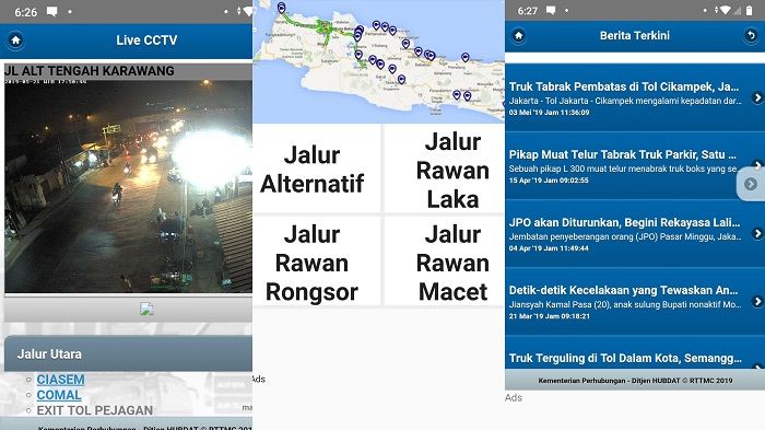 CCTV Live Mudik memberikan informasi yang valid karena didapatkan langsung dari RTTMC