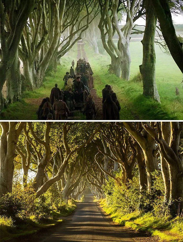 Penampakan lokasi dalam serial Game of Thrones di dunia nyata