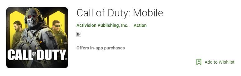 Call of Duty Mobile sudah tersedia di Play Store