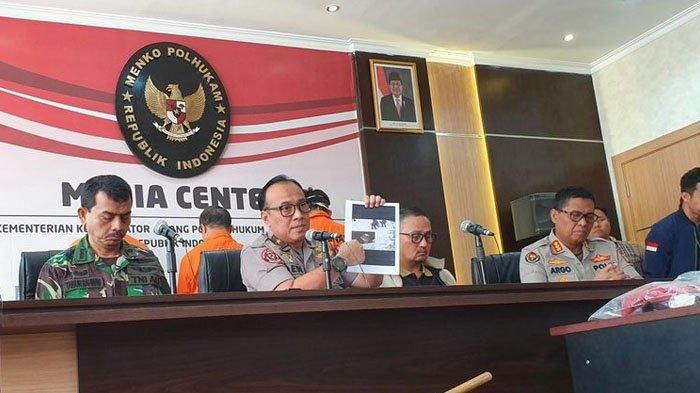 Jumpa pers terkait kerusuhan 22-23 Mei di Kantor Kemenko Polhukam, Jakarta, Sabtu (25/5/2019). (KOMPAS.com/Ihsanuddin)