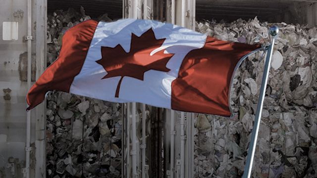 Kanada mengirim sampah antara tahun 2013 - 204 lalu. 