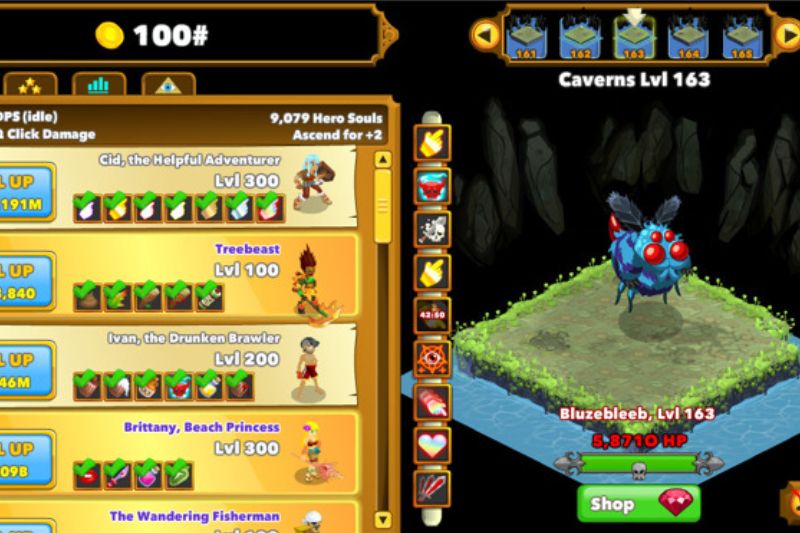 Game Clicker Heroes