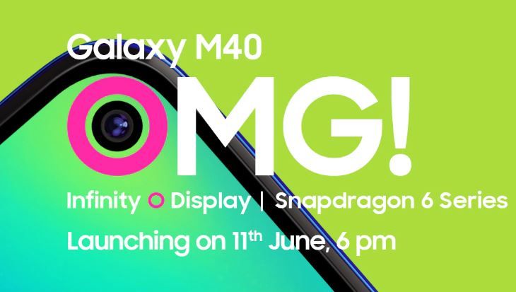 Samsung Galaxy M40 akan dirilis pada 11 Juni 2019