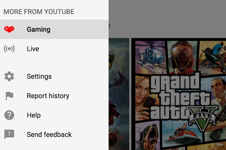 Apps YouTube Gaming Tutup