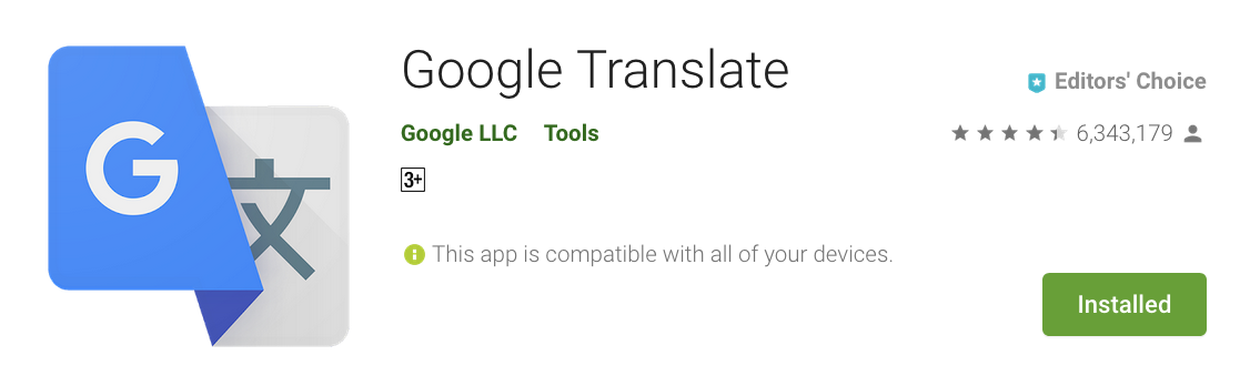 Aplikasi Google Translate