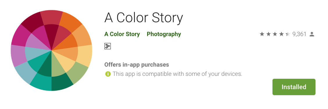 Aplikasi A Color Story