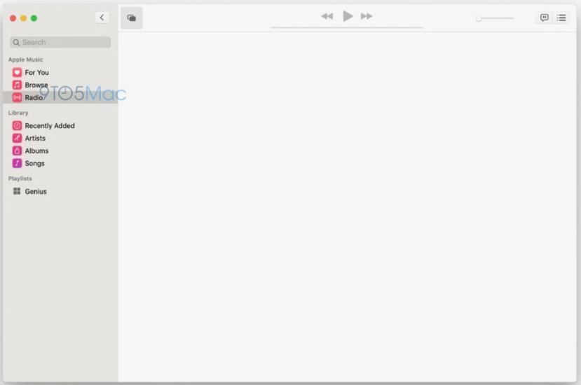 Aplikasi musik yang ada di macOS 10.15
