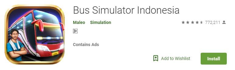 Bus Simulator Indonesia di Play Store