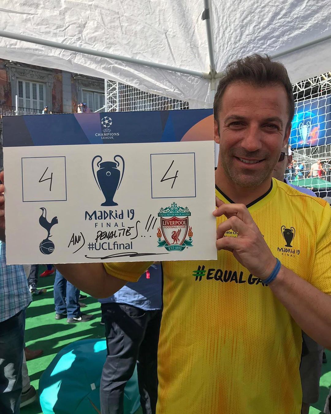 Prediksi Skor Final Liga Champions dari Alessandro Del Piero