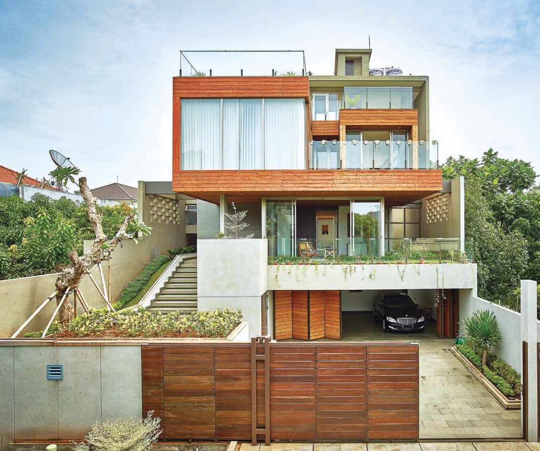 A House to Retreat / fasad rumah