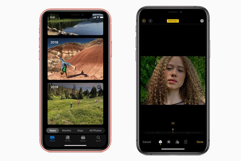 Photos di iOS 13