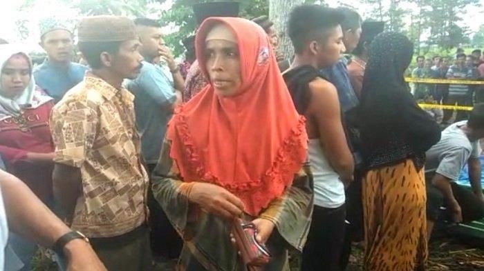 Mardiah, istri Karoman, korban pembunuhan dan mutilasi di Sungai Pinang, Ogan Ilir. 