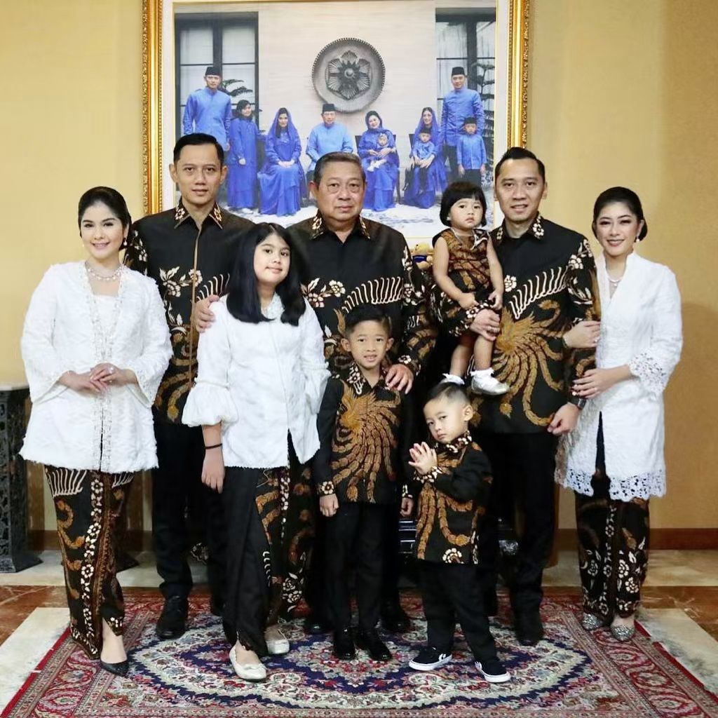 Foto lebaran keluarga SBY tahun ini
