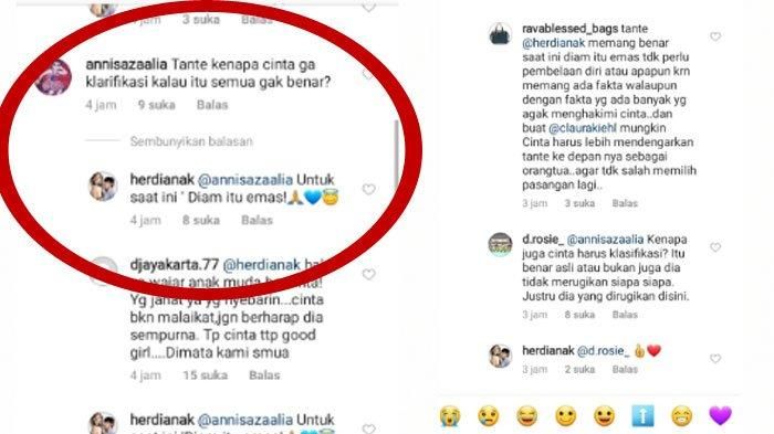 Komentar ibu Cinta Laura 