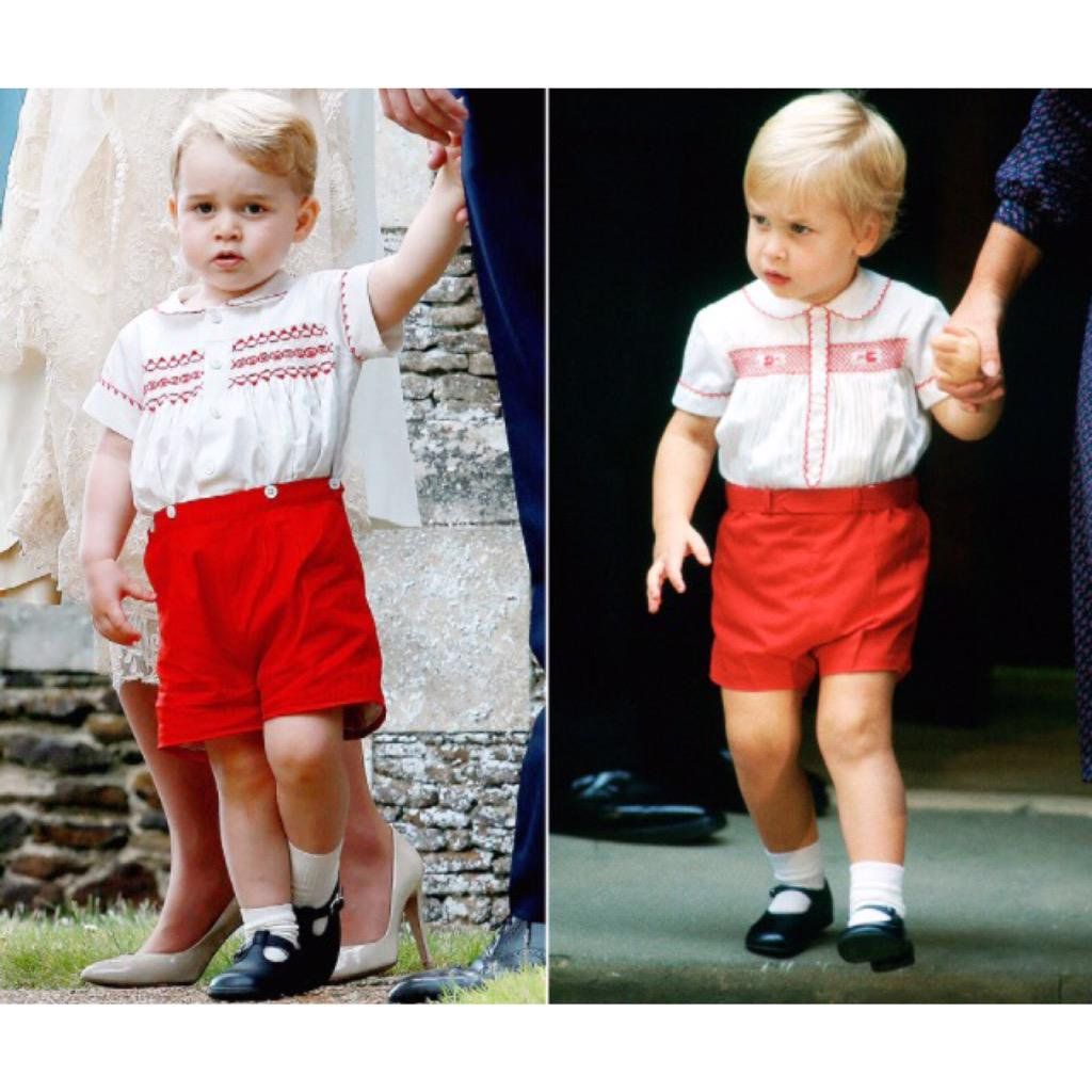 Video Menggemaskan Pangeran Louis Kenakan Pakaian yang Dipakai Pangeran Harry Saat Bayi