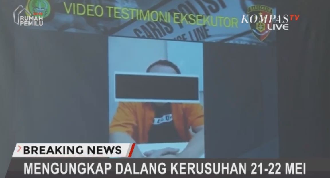 BREAKING NEWS: Video pengakuan HK, Tersangka Aksi 22 Mei yang Diberi Uang Rp150 Juta untuk Beli Senjata Api