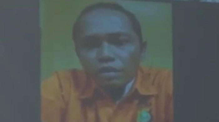 Irfansyah, tersangka eksekutor pembunuhan Direktur Charta Politika, Yunarto Wijaya. 