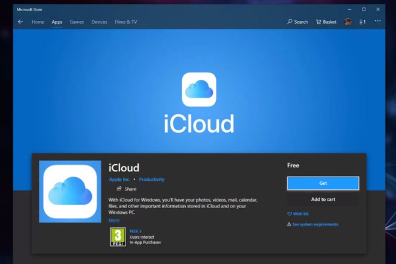 Aplikasi iCloud telah tersedia di Microsoft Store