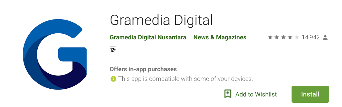 Aplikasi Gramedia Digital
