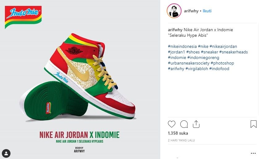 Nike Air Jordan Tema Indomie Seharga Rp33 juta: Begini Ide Awal Pembuatan  dan Cara Merawatnya - Semua Halaman - Intisari