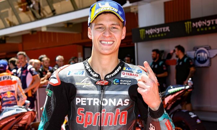 Fabio Quartararo, MotoGP 2019 Sirkuit Catalunya merupakan pole position kedua setelah Sirkuit Jerez. 