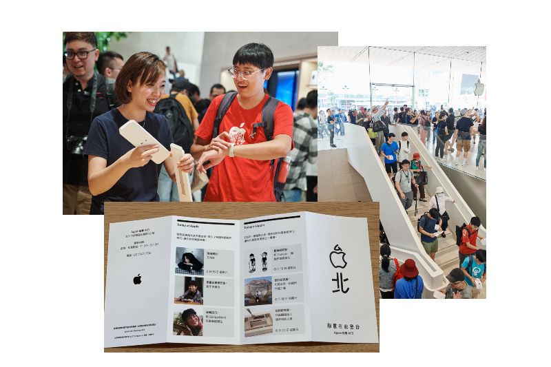 Keseruan grand opening Apple Xinyi A13