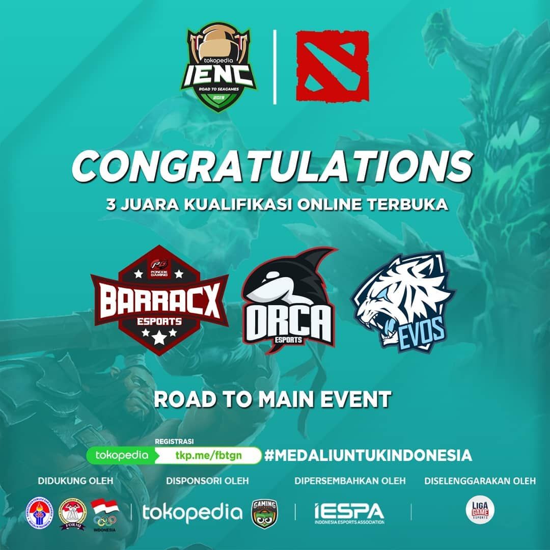 Juara kualifikasi umum IENC Dota 2