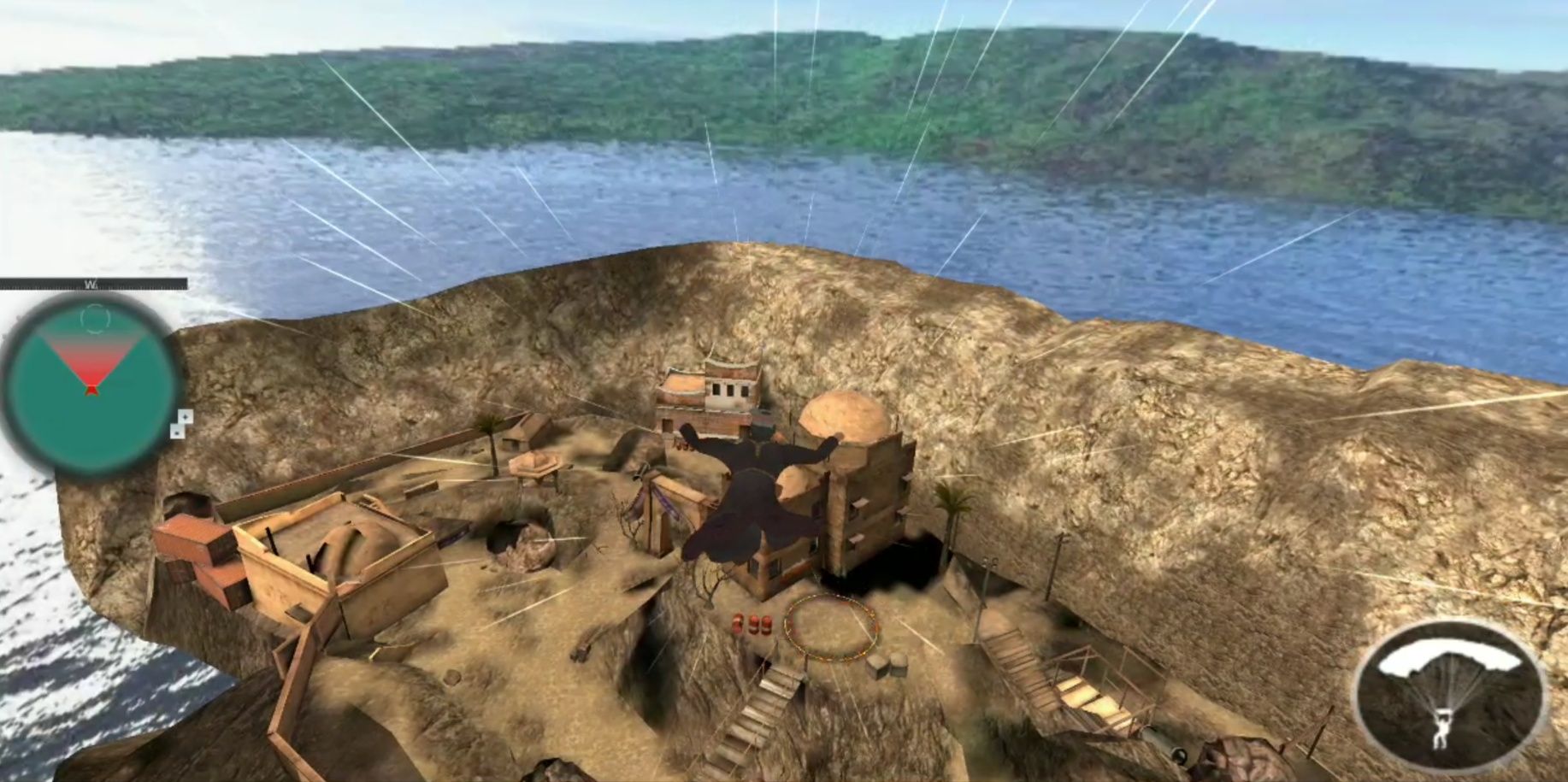 Lokasi pendaratan Squad Suvival Free Fire Battlegrounds 3D